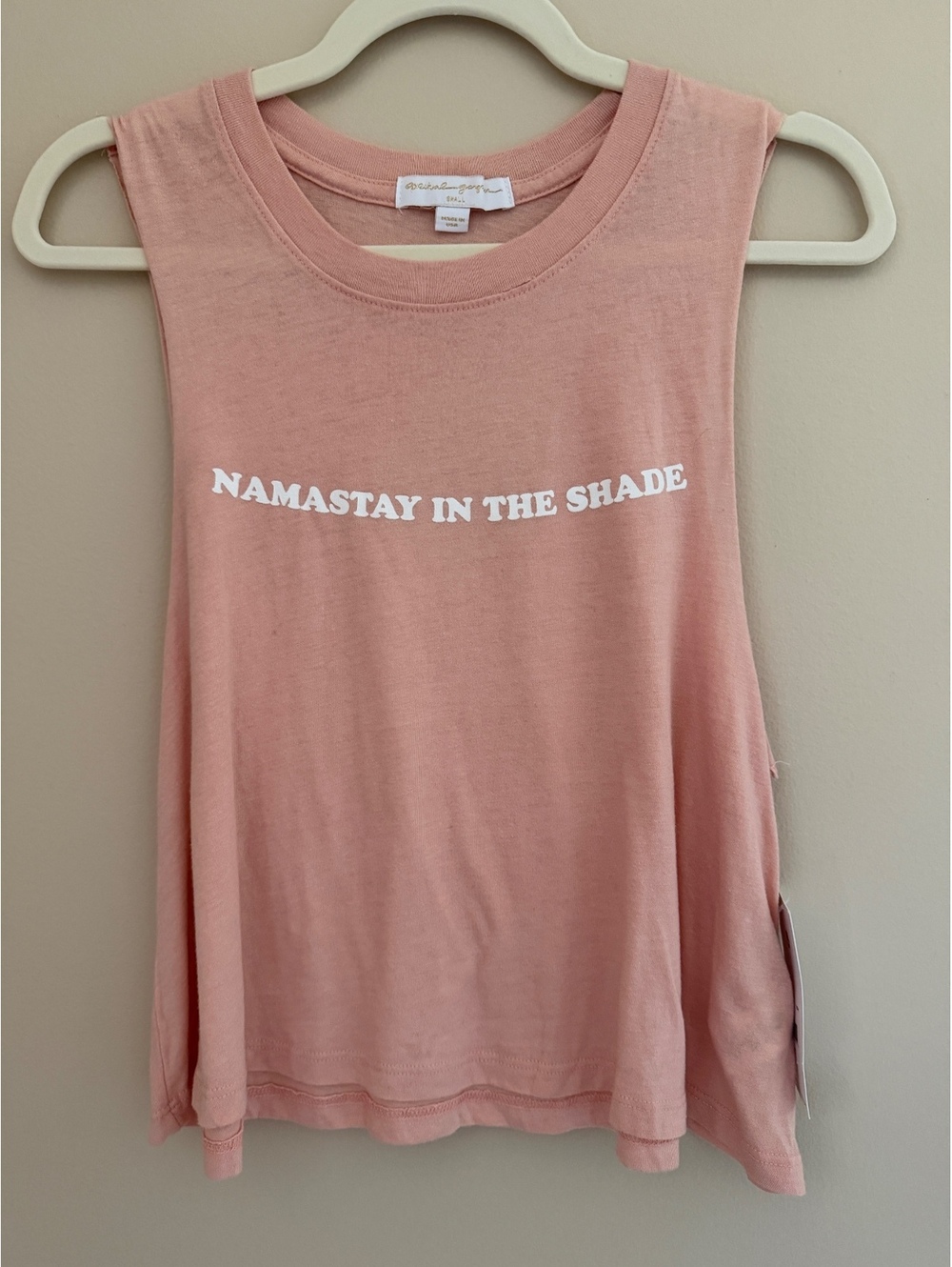 NWT $58 Spiritual Gangster muscle tee